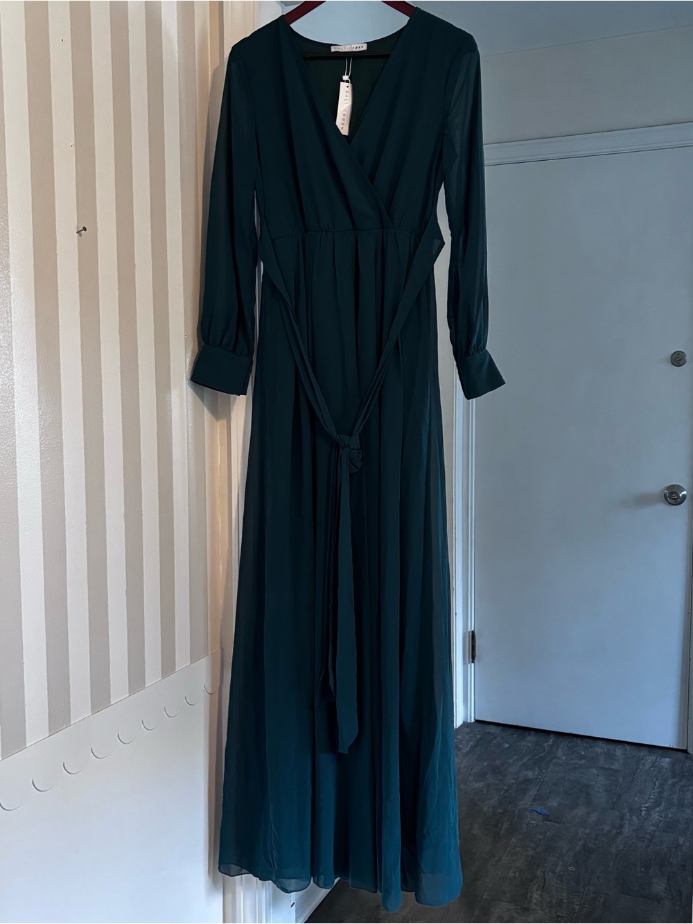 Baltic Borm Lydia Hunter Green maxi dress NWT size M